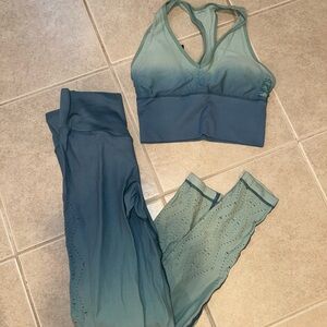 Green Ombre Activewear Set
